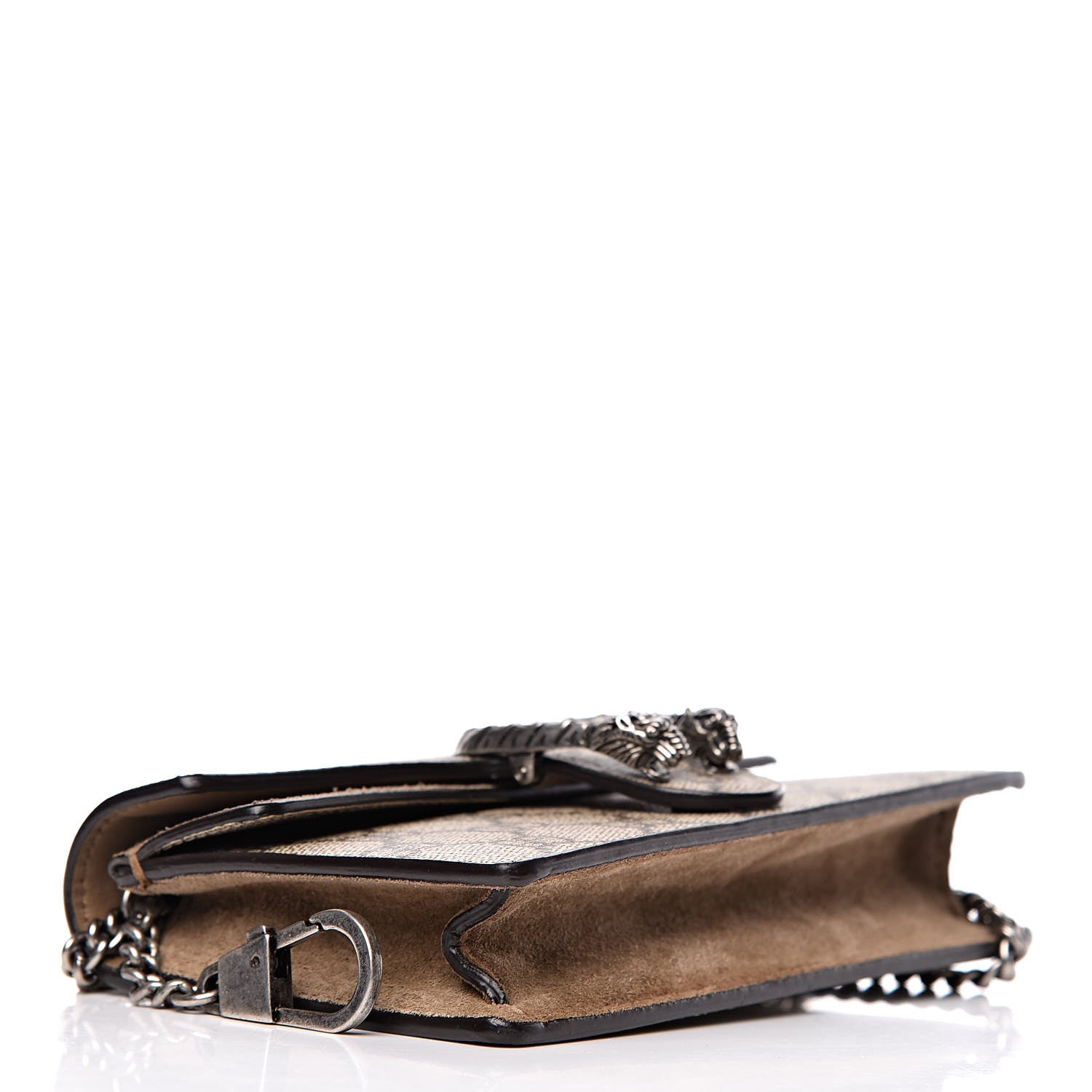 Gucci GG Supreme Monogram Super Mini Dionysus Shoulder Bag Taupe 4 of 11