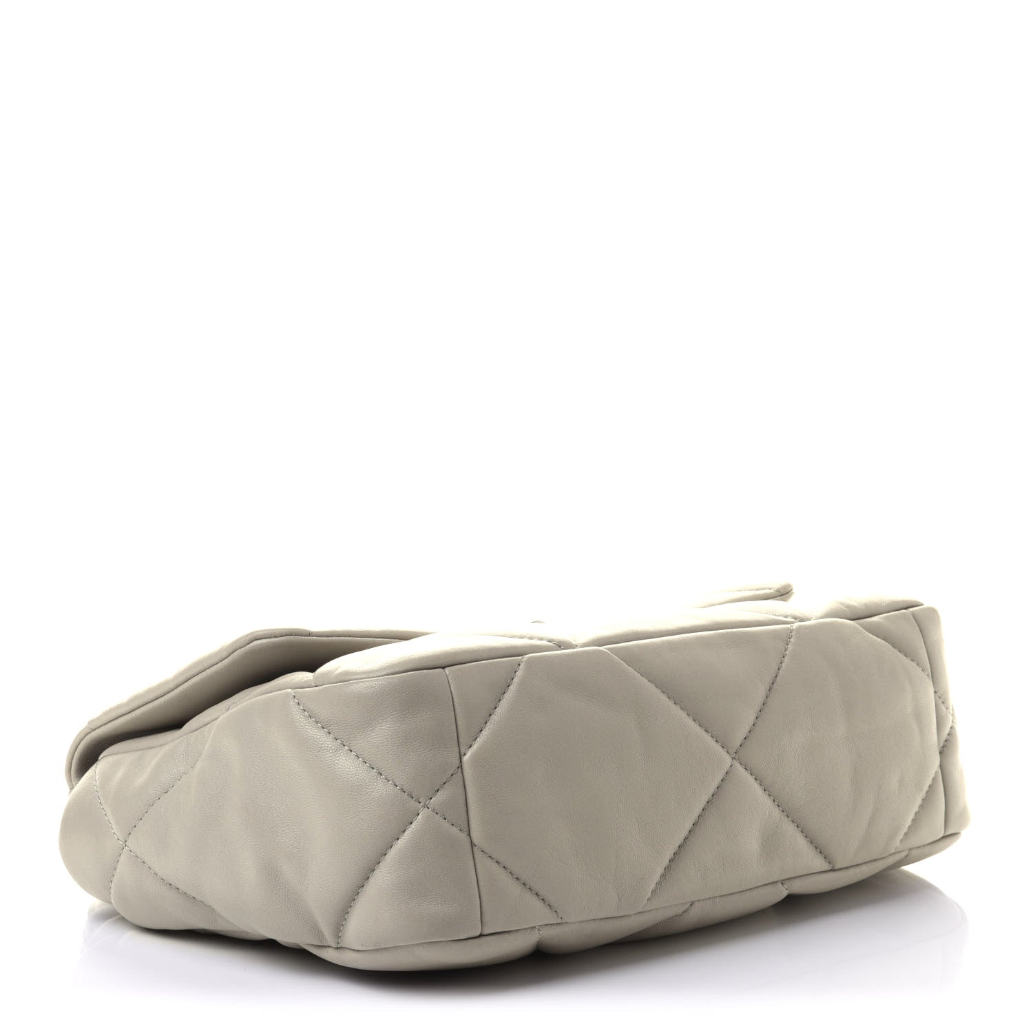 Chanel Lambskin Quilted Medium Chanel 19 Flap Grey 3 of 9