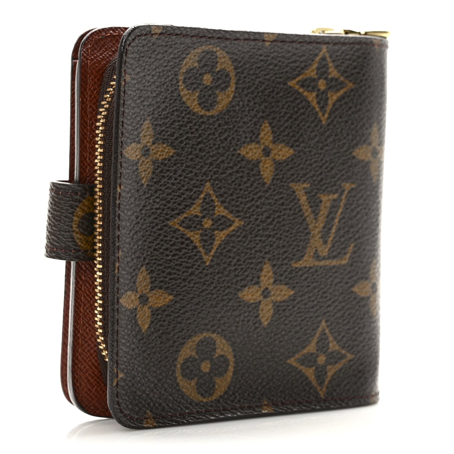 Monogram Compact Zippe Zipped Wallet