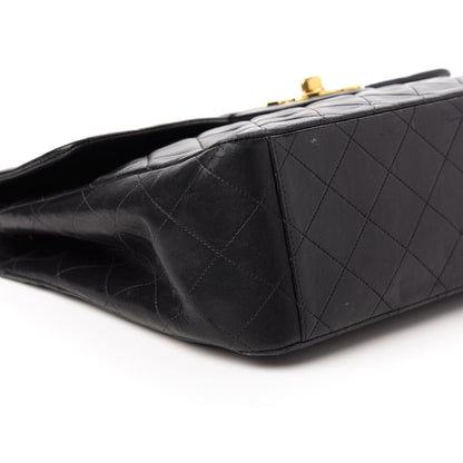 Chanel Lambskin Quilted XL Jumbo Single Flap Black 6 of 10