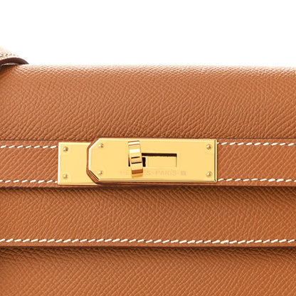 Hermes Epsom Kelly Sellier 28 Gold 8 of 12