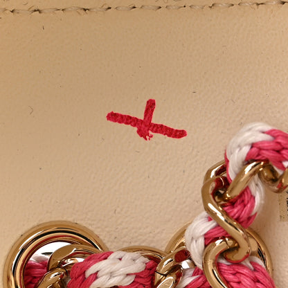 Chanel Lambskin Coco Lifesaver Round Bag Pink White 6 of 11