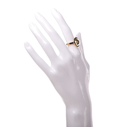 Chopard 18K Yellow Gold Diamond Happy Spirit Ring 50 5.25 2 of 9