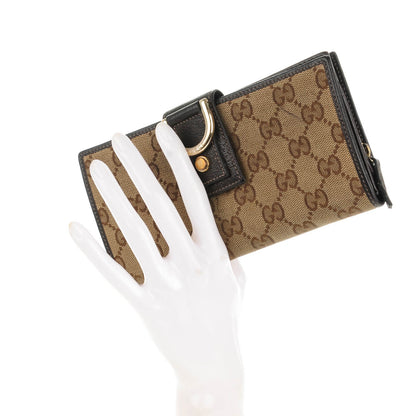 Gucci Monogram Abbey Continental Wallet Dark Brown 2 of 8