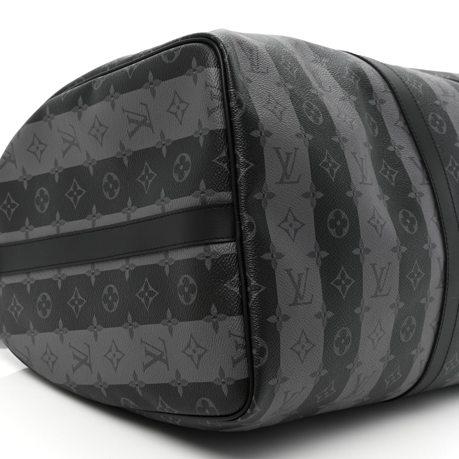 Louis Vuitton X NIGO Monogram Eclipse Stripes LV Keepall Bandouliere 50 8 of 8