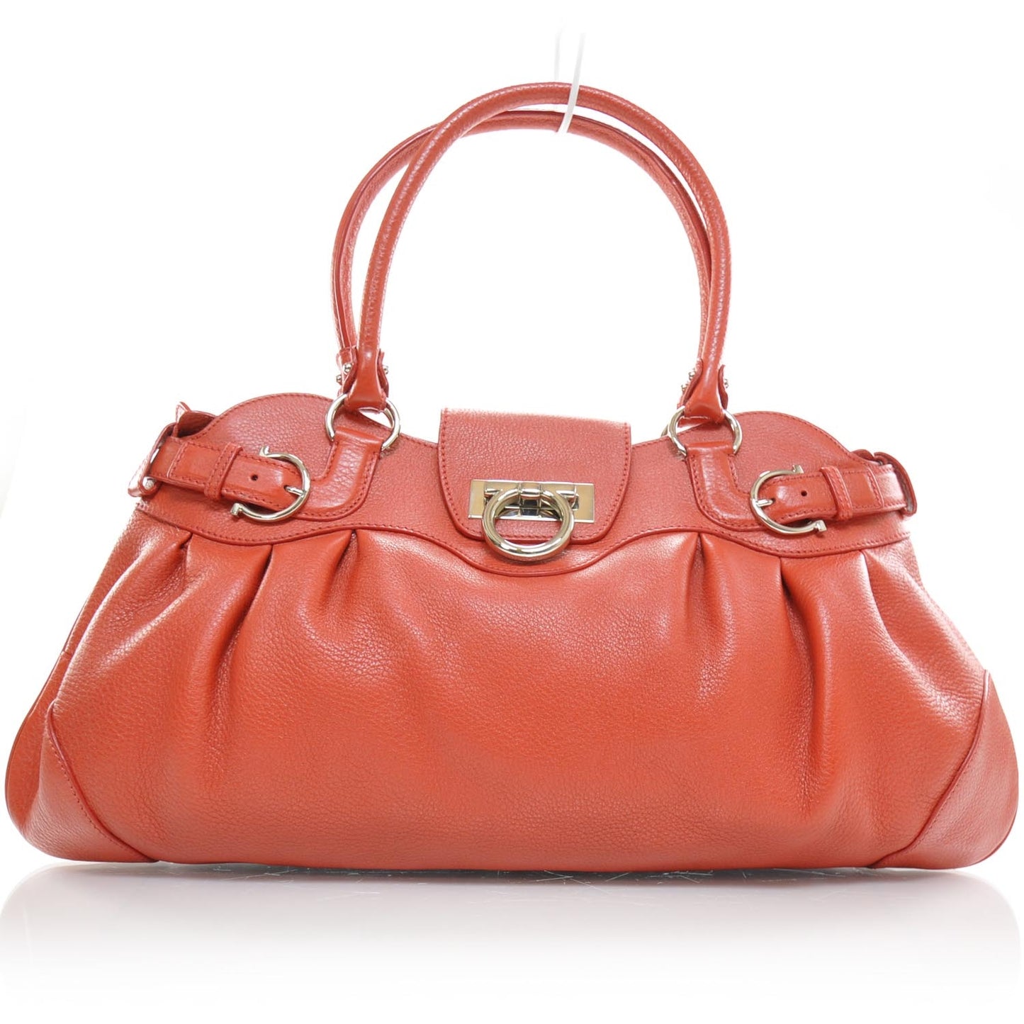 SALVATOREFERRAGAMOLeatherMarisaOrange