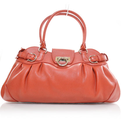 FASHIONPHILE SALVATOREFERRAGAMOLeatherMarisaOrange 1 of 8