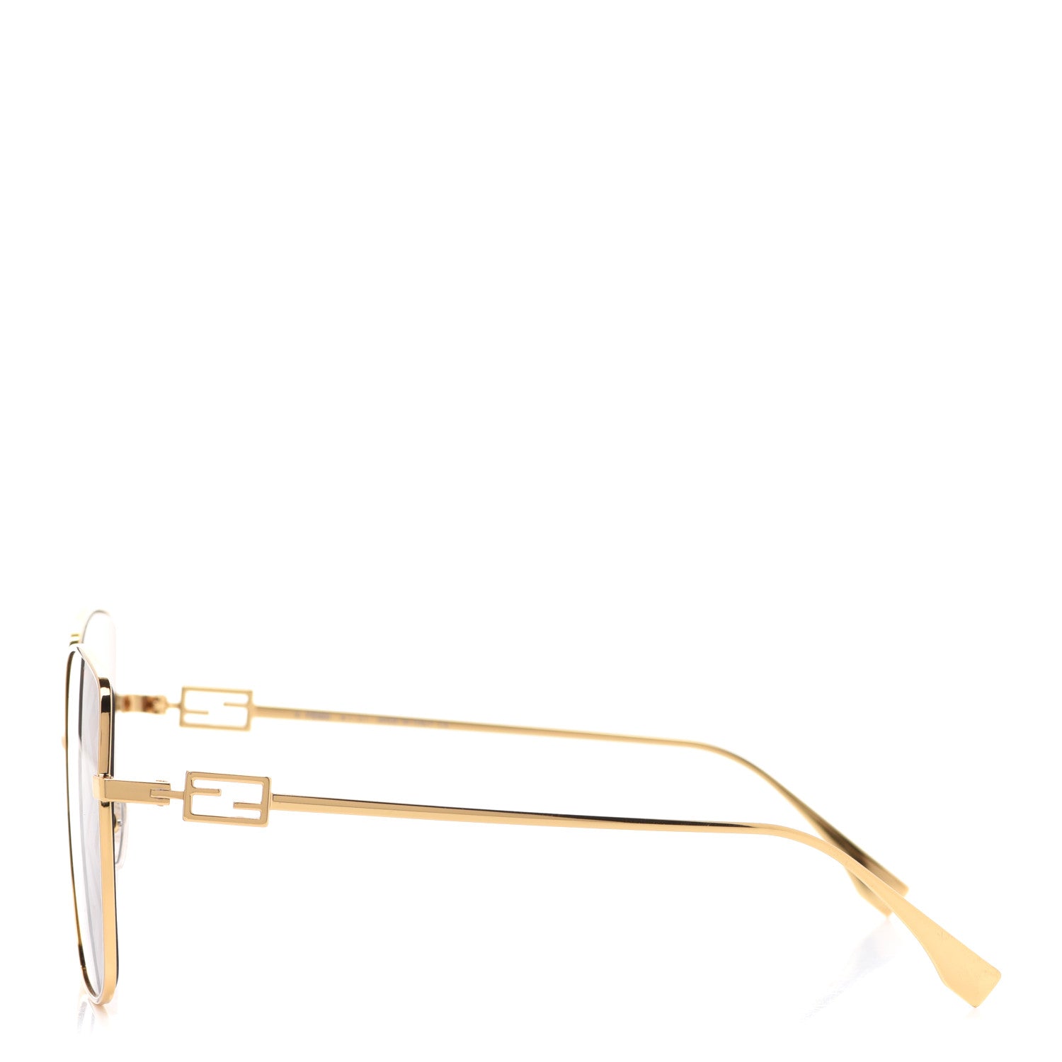 Fendi Metal Fendi Forever Sunglasses Gold 3 of 8