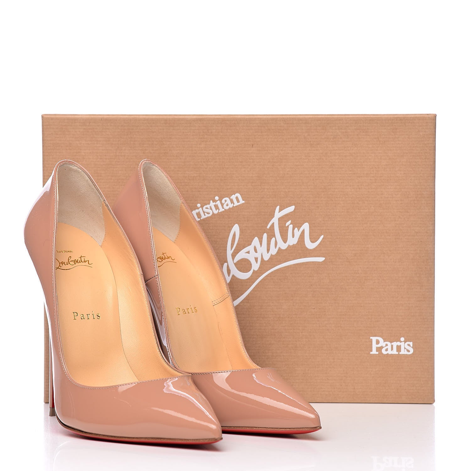 Christian Louboutin Patent So Kate 120 Pumps 39 Nude 9 of 9
