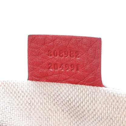 Gucci Pebbled Calfskin Medium Soho Chain Shoulder Bag Tabasco Red 7 of 8
