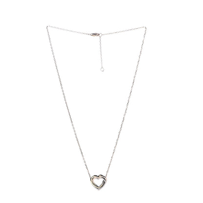 Cartier 18K Pink Yellow White Gold Trinity Heart Necklace 3 of 5
