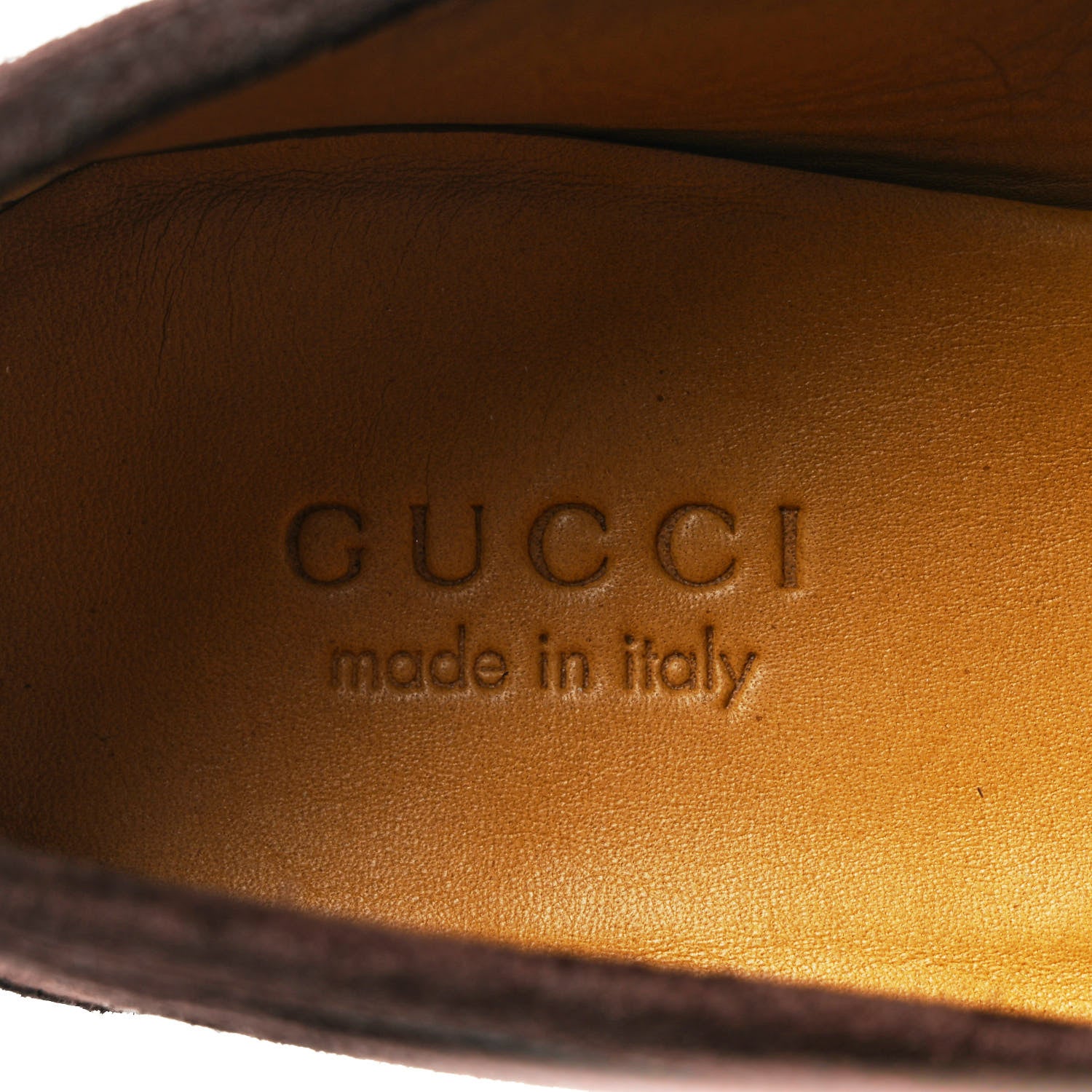 Gucci Suede Mens Horsebit Loafers 12.5 Testa di Moro 7 of 9