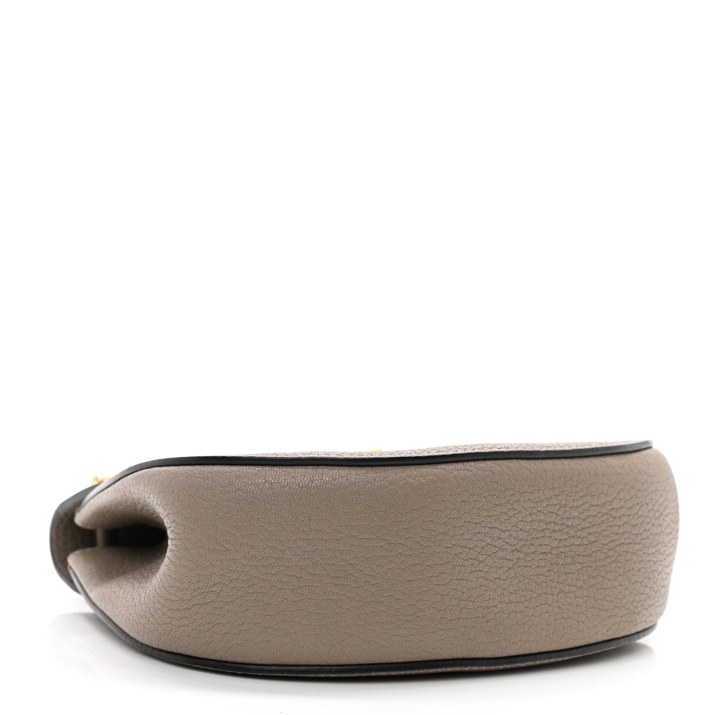Grained Lambskin Drew Shoulder Bag Motty Grey