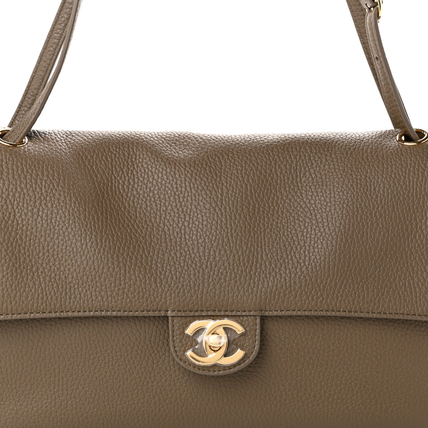 Chanel Grained Calfskin Small Souplissimo Maxi Flap Light Brown 7 of 10