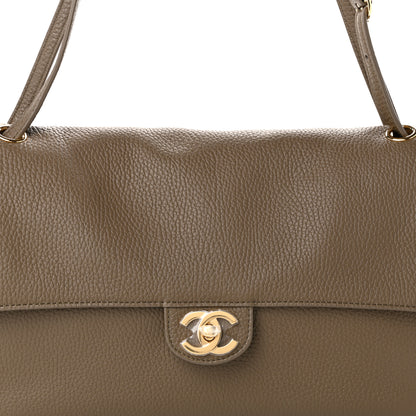 Chanel Grained Calfskin Small Souplissimo Maxi Flap Light Brown 7 of 10