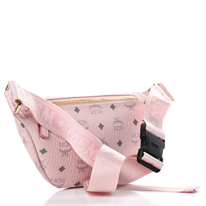 MCM Visetos Small Fusten Belt Bag Powder Pink 3 of 10