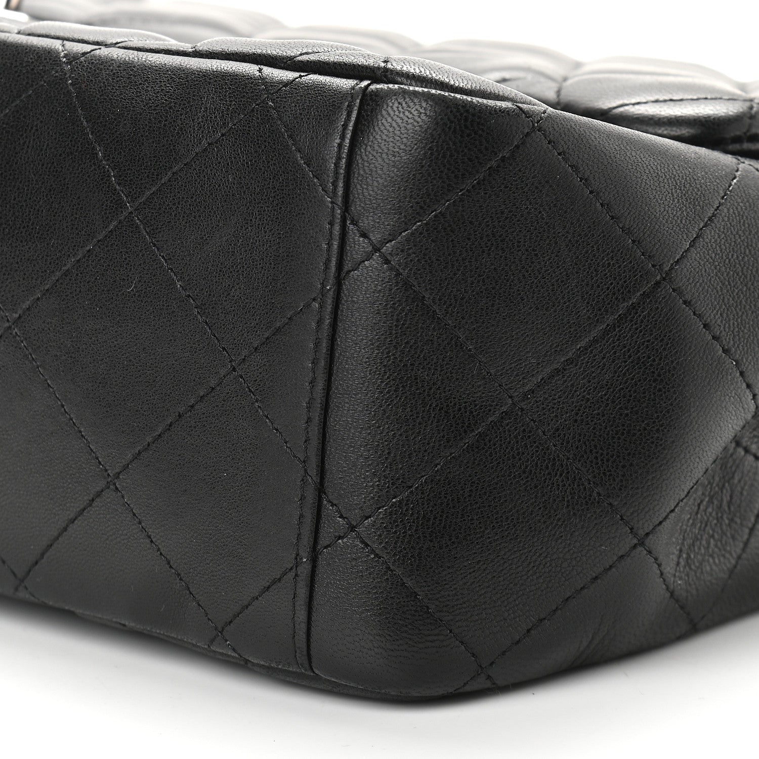 Chanel Lambskin Quilted Maxi Single Flap Black 9 of 9