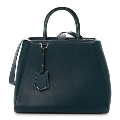 Fendi Vitello Elite Regular 2Jours Tote Oceano 1 of 12
