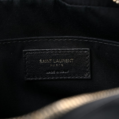 Saint Laurent Calfskin Matelasse Monogram Lou Camera Bag Black 6 of 9
