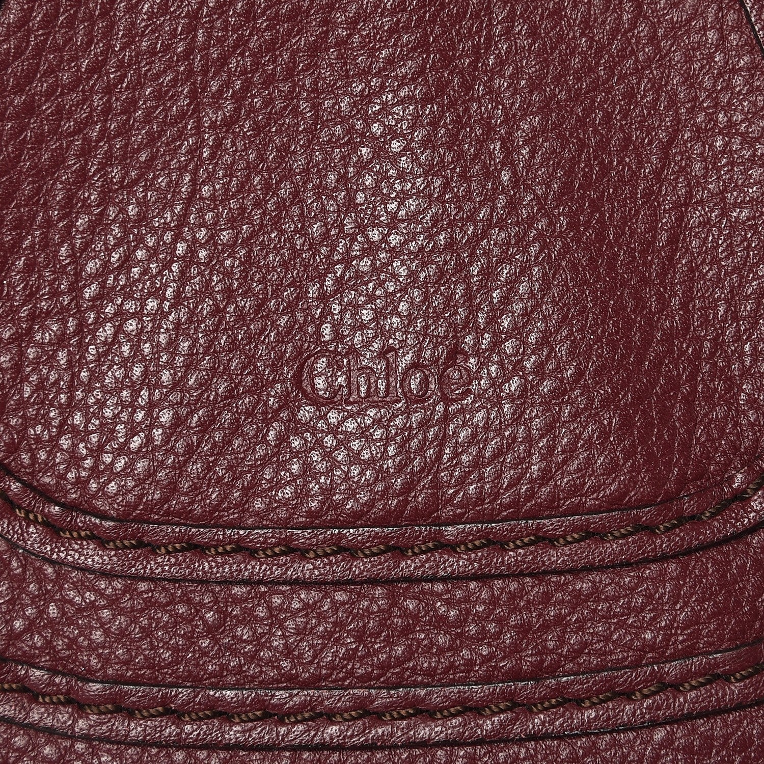 Chloe Calfskin Medium Marcie Crossbody Bag Plum Purple 8 of 11