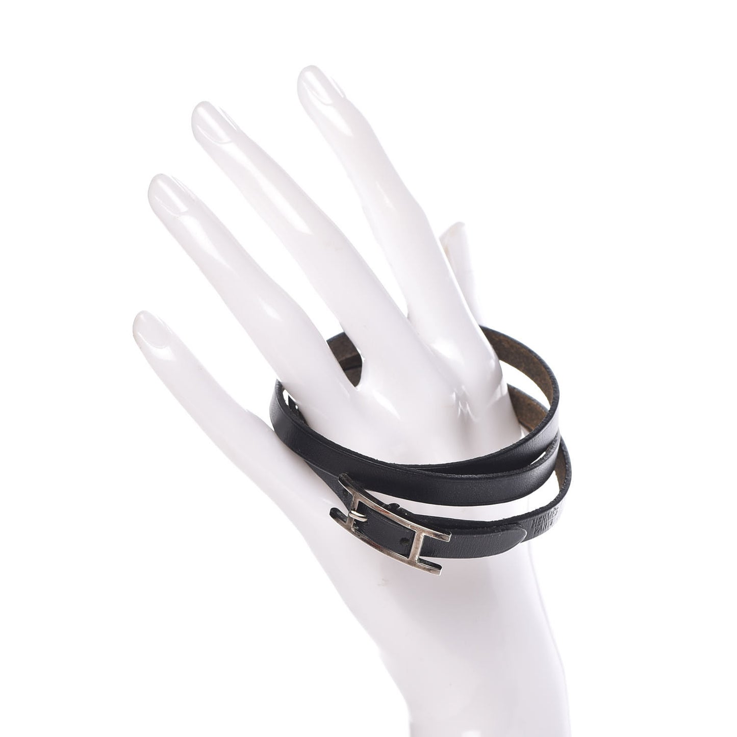 Chamonix Hapi 3MM Triple Tour Wrap Bracelet S Black