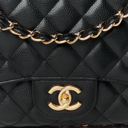 Chanel Caviar Quilted Maxi Single Flap Black 9 of 11