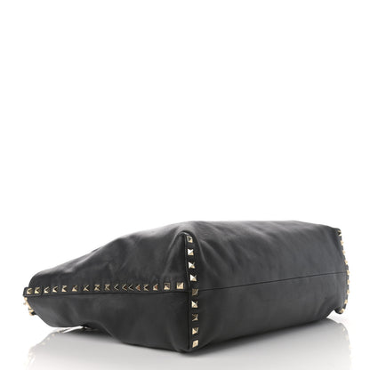 Valentino Garavani Vitello Rockstud Crossbody Tote Black 3 of 14
