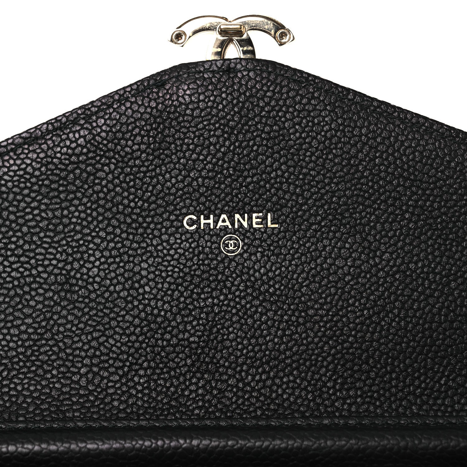 Chanel Grained Calfskin Quilted Cuba Wallet On Chain WOC Black 6 of 12