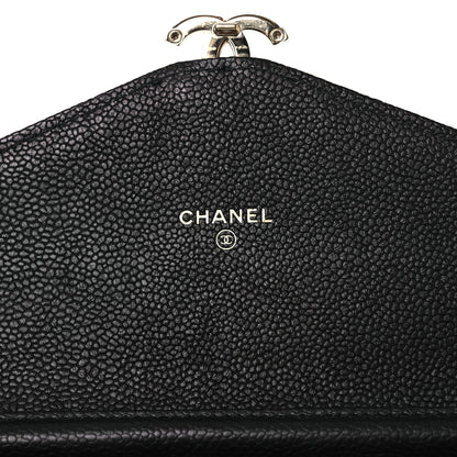 Chanel Grained Calfskin Quilted Cuba Wallet On Chain WOC Black 6 of 12