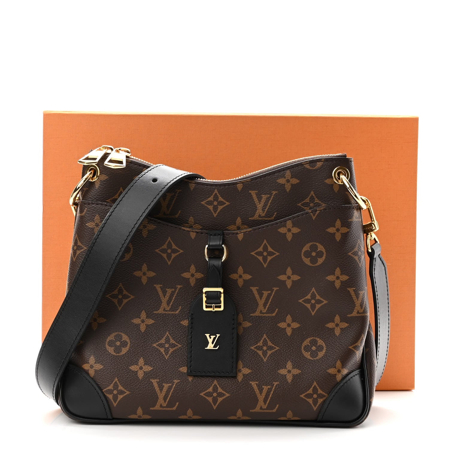 Louis Vuitton Monogram Odeon PM Black 10 of 10