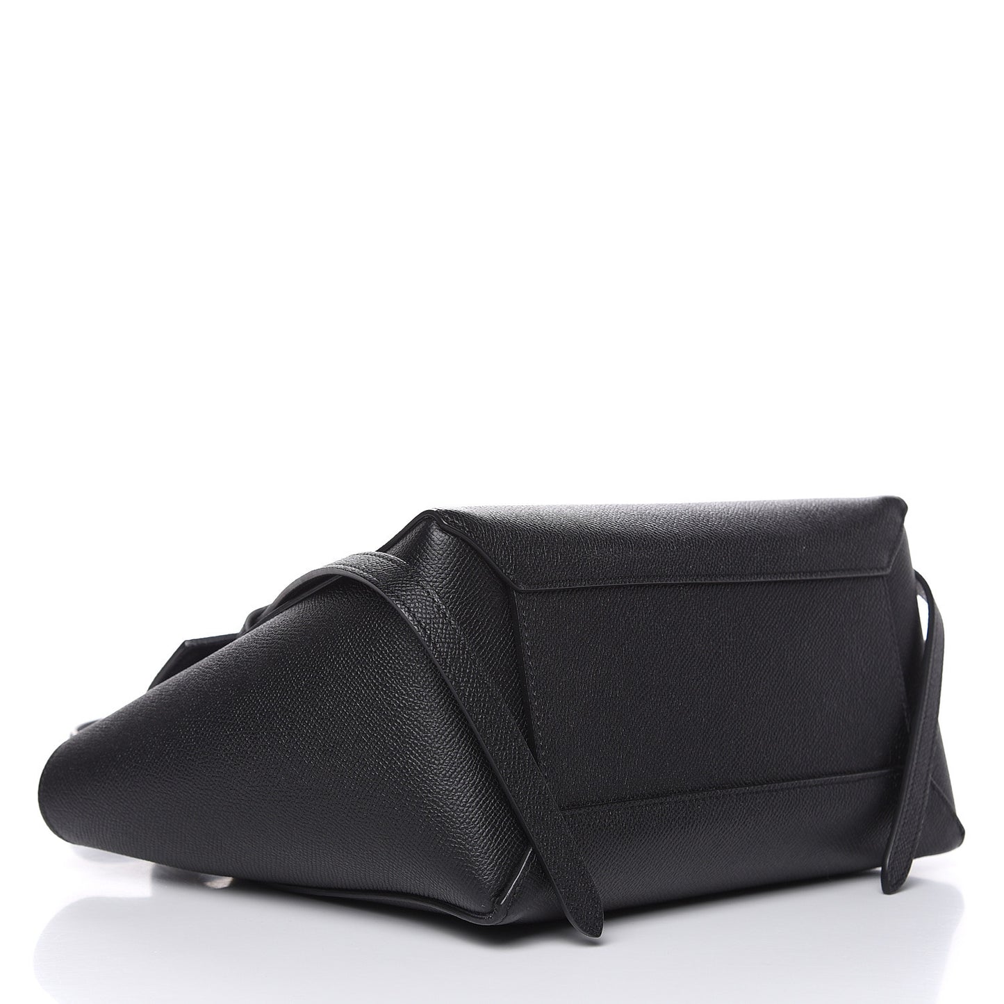Grained Calfskin Micro Belt Bag Black
