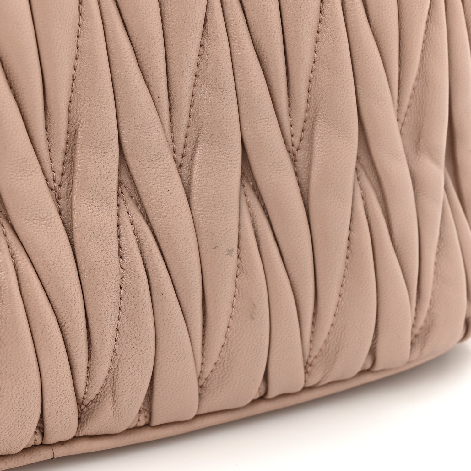 Miu Miu Nappa Matelasse Tote Cammeo 15 of 15