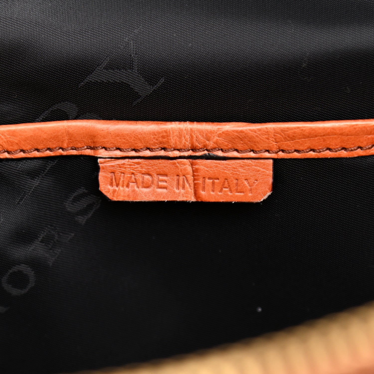Burberry Haymarket Check Suede Prorsum Tassel Bowling Bag Tangerine 7 of 12