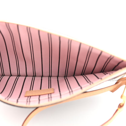 Louis Vuitton Monogram Neverfull MM GM Pochette Rose Ballerine 5 of 7