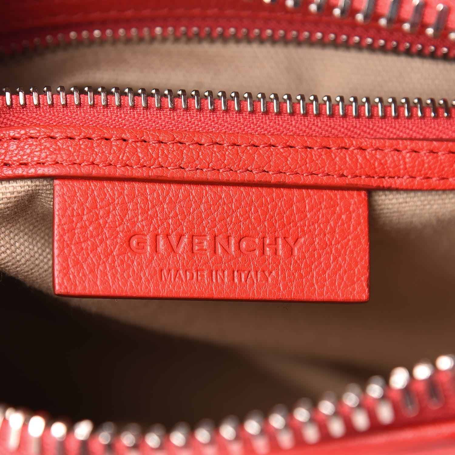 Givenchy Sugar Goatskin Mini Antigona Red 8 of 11