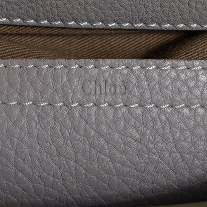 Chloe Calfskin Medium Marcie Round Crossbody Bag Cashmere Grey 6 of 10