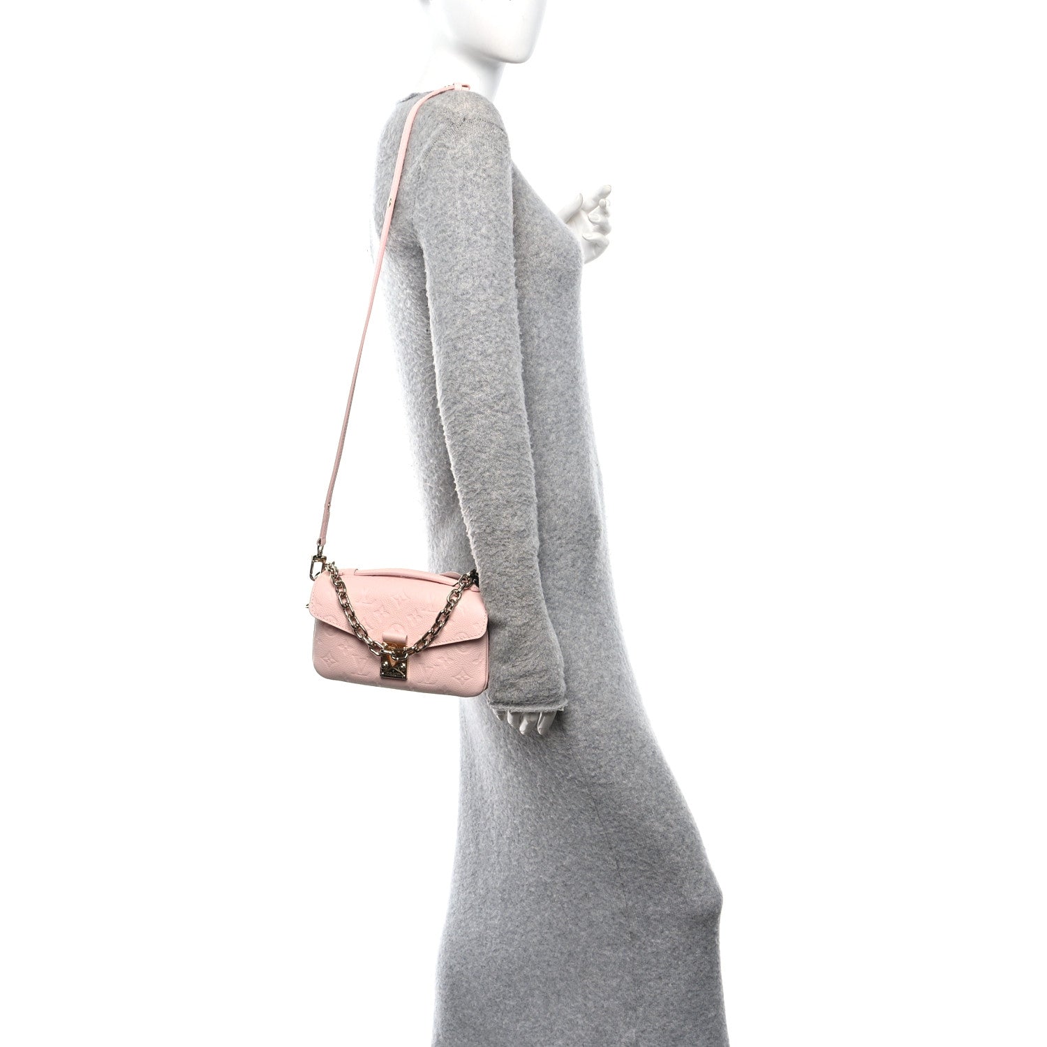 Louis Vuitton Empreinte Pochette Metis East West Pink Opale 2 of 12