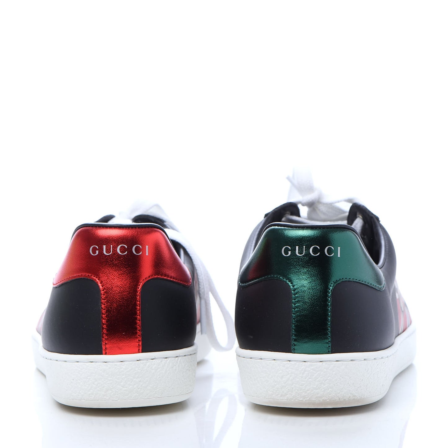 Calfskin Kingsnake Mens Ace Sneakers 9 Black Multicolor