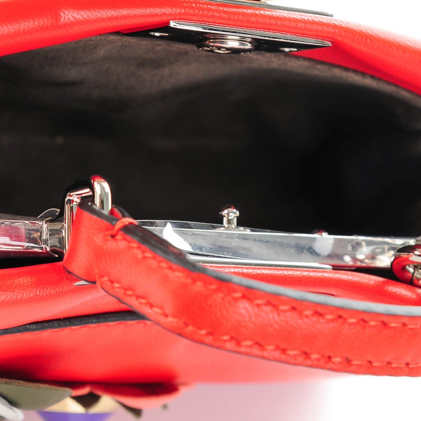 Nappa Flowerland Micro Peekaboo Iconic Satchel Papavero Multicolor