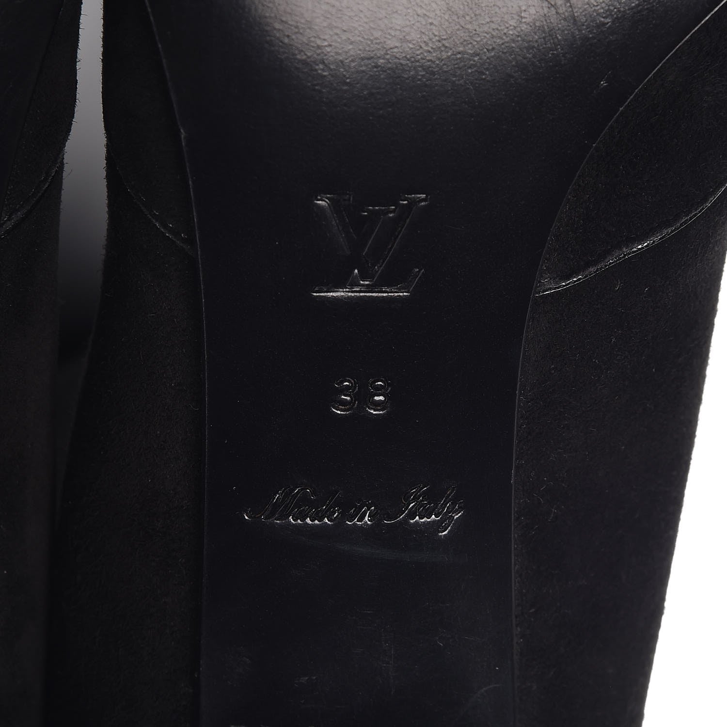 Louis Vuitton Suede Masterclass High Boots 38 Black 7 of 10