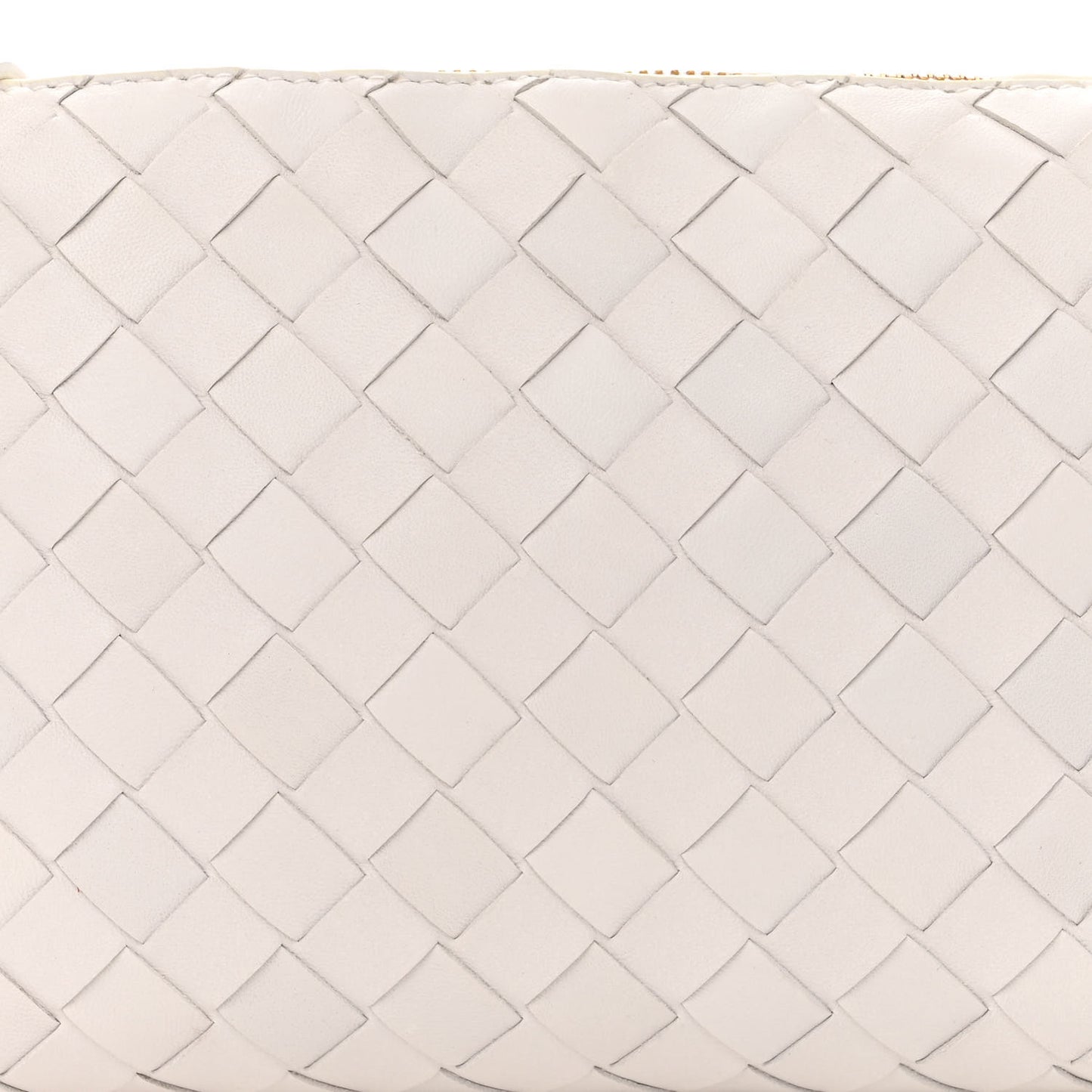 Nappa Intrecciato Crossbody White