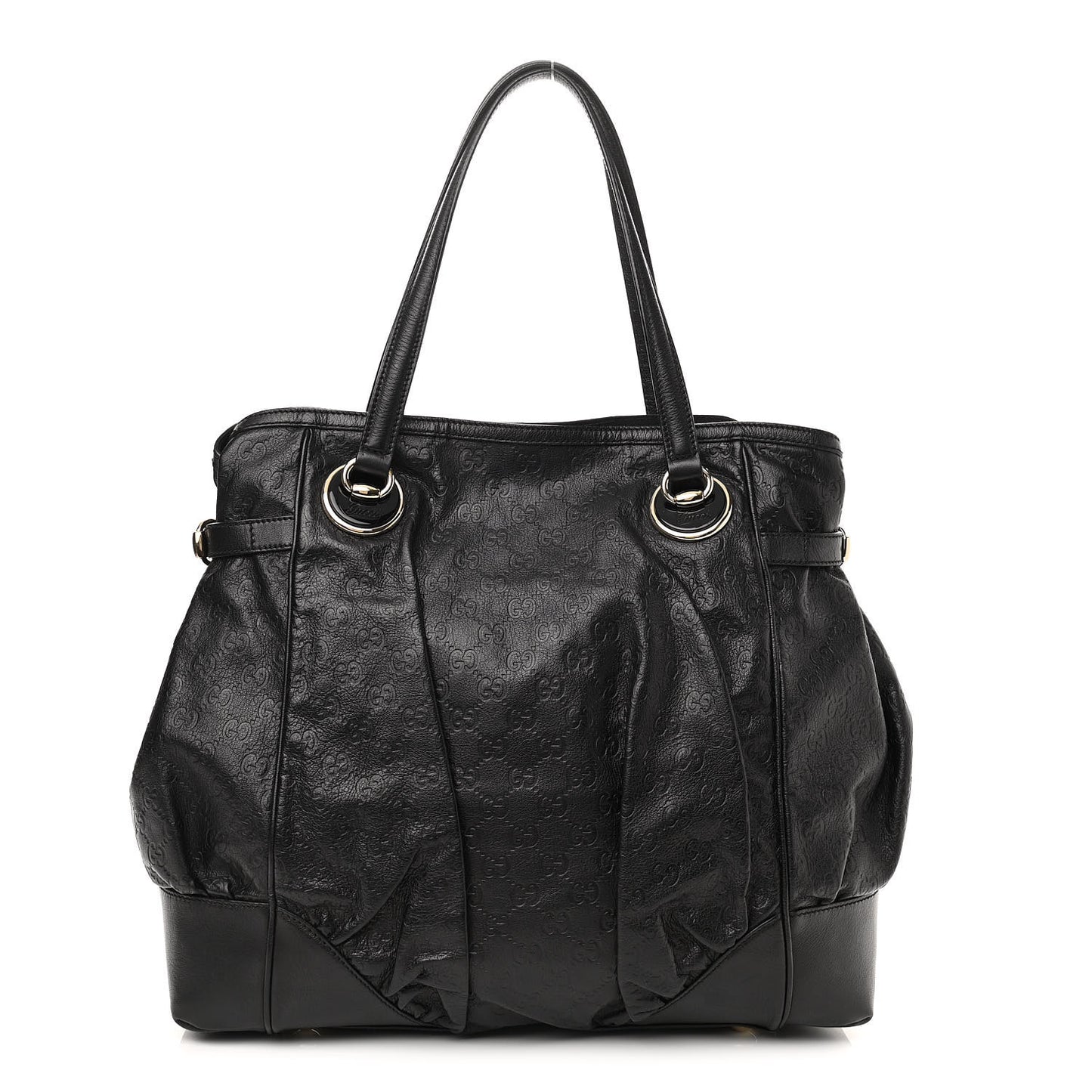 Guccissima Large Full Moon Tote Black