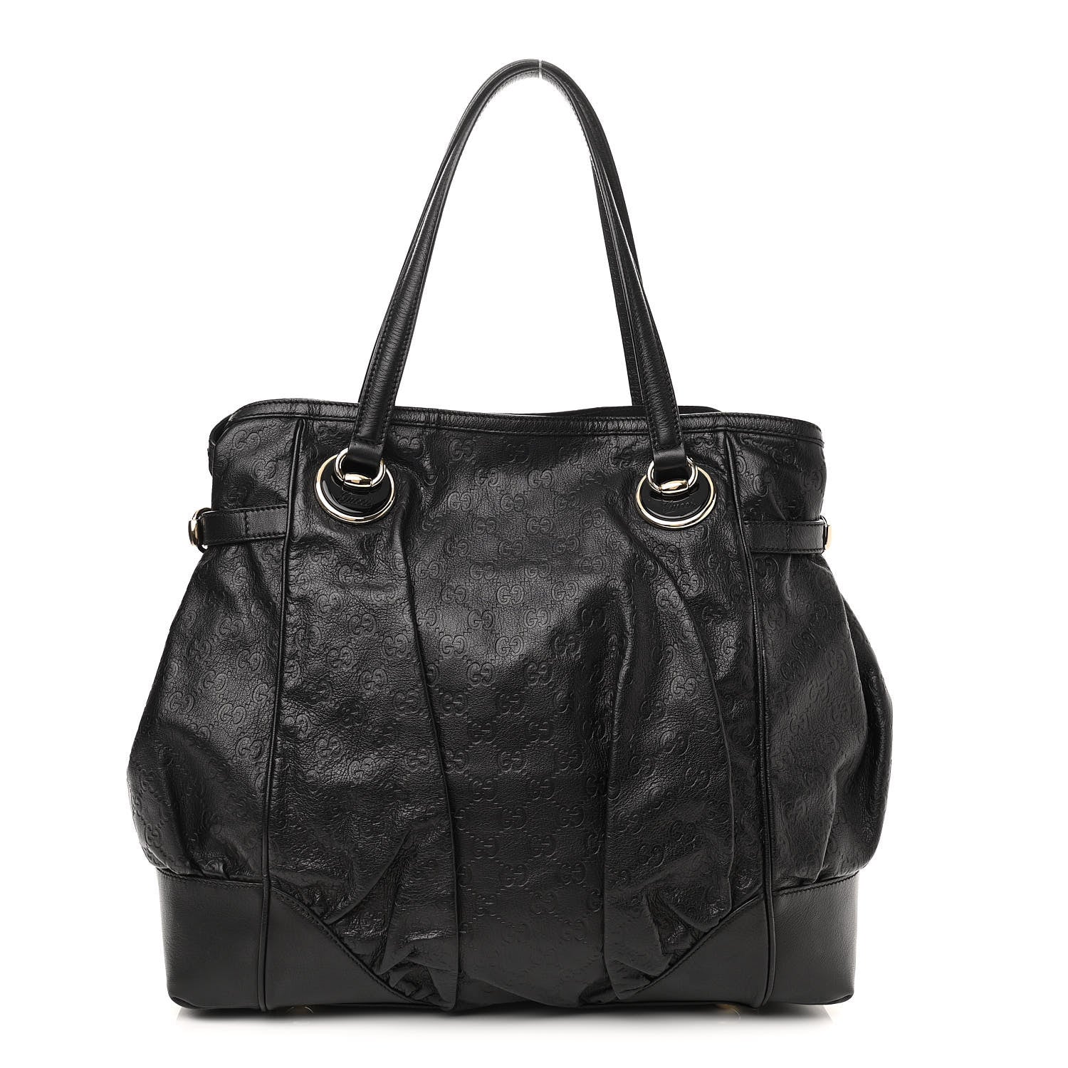 Gucci Guccissima Large Full Moon Tote Black 1 of 11