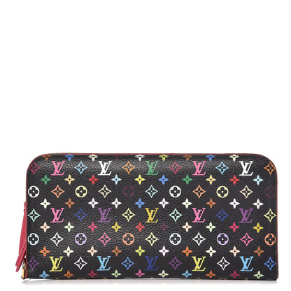 Louis Vuitton Monogram Multicolor Insolite Wallet Black Grenade 1 of 8