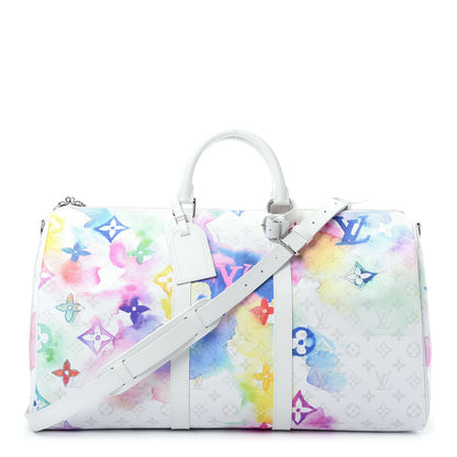 Louis Vuitton Monogram Watercolor Keepall Bandouliere 50 Multicolor 1 of 9