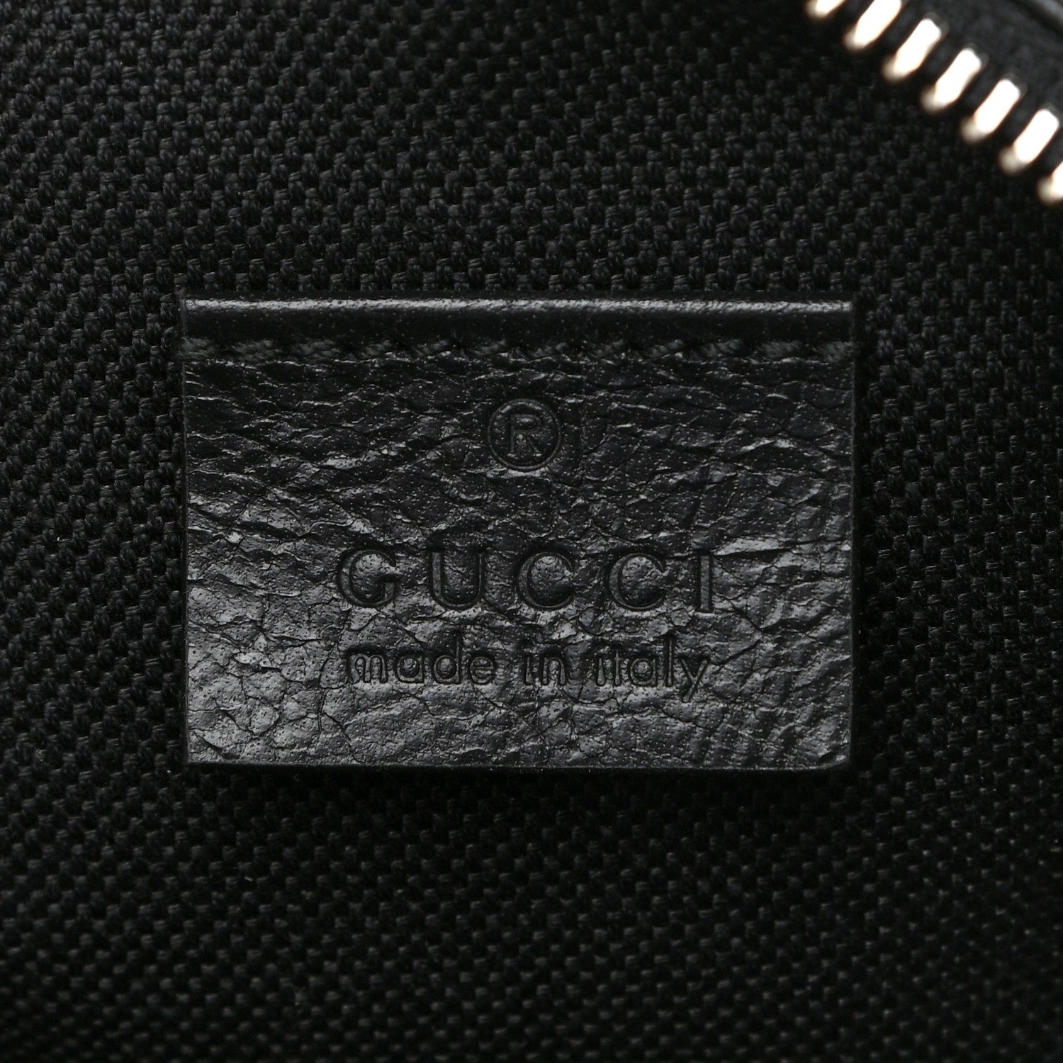 Gucci Fluffy Calfskin Mini Morpheus Belt Bag 90 36 Black 6 of 11