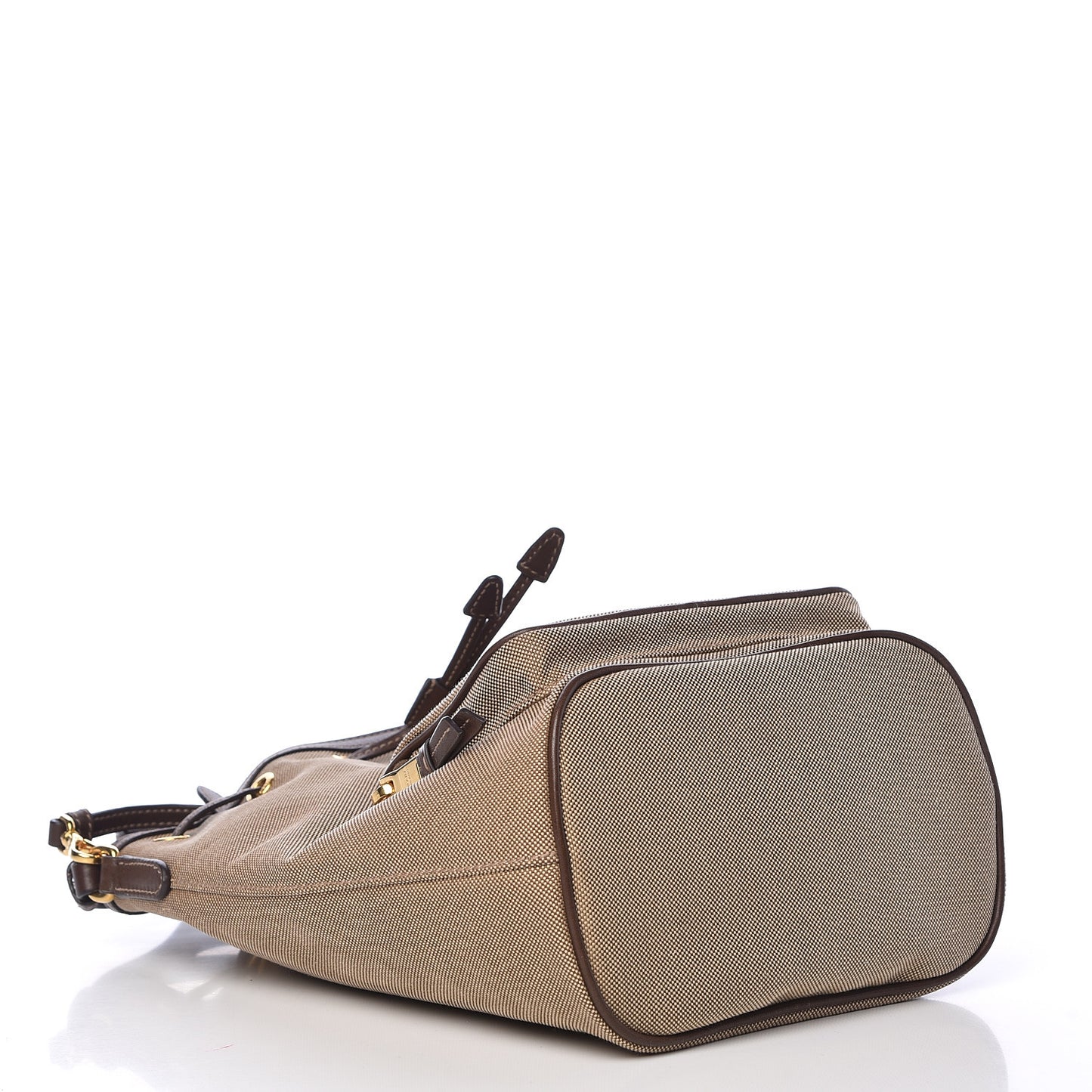 Jacquard Logo Mini Bucket Crossbody Bag Corda Bruciato