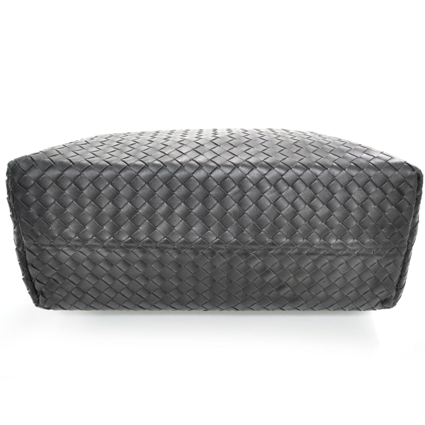 Nappa Intrecciato Shoulder Bag Nero Black