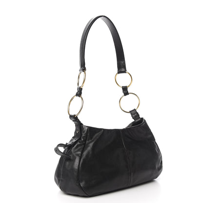 Saint Laurent Calfskin Saharienne Shoulder Bag Black 3 of 15