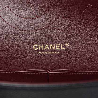 Chanel Caviar Quilted Jumbo Double Flap Black 7 of 11